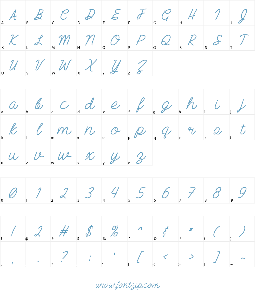 End of the dream Font Character